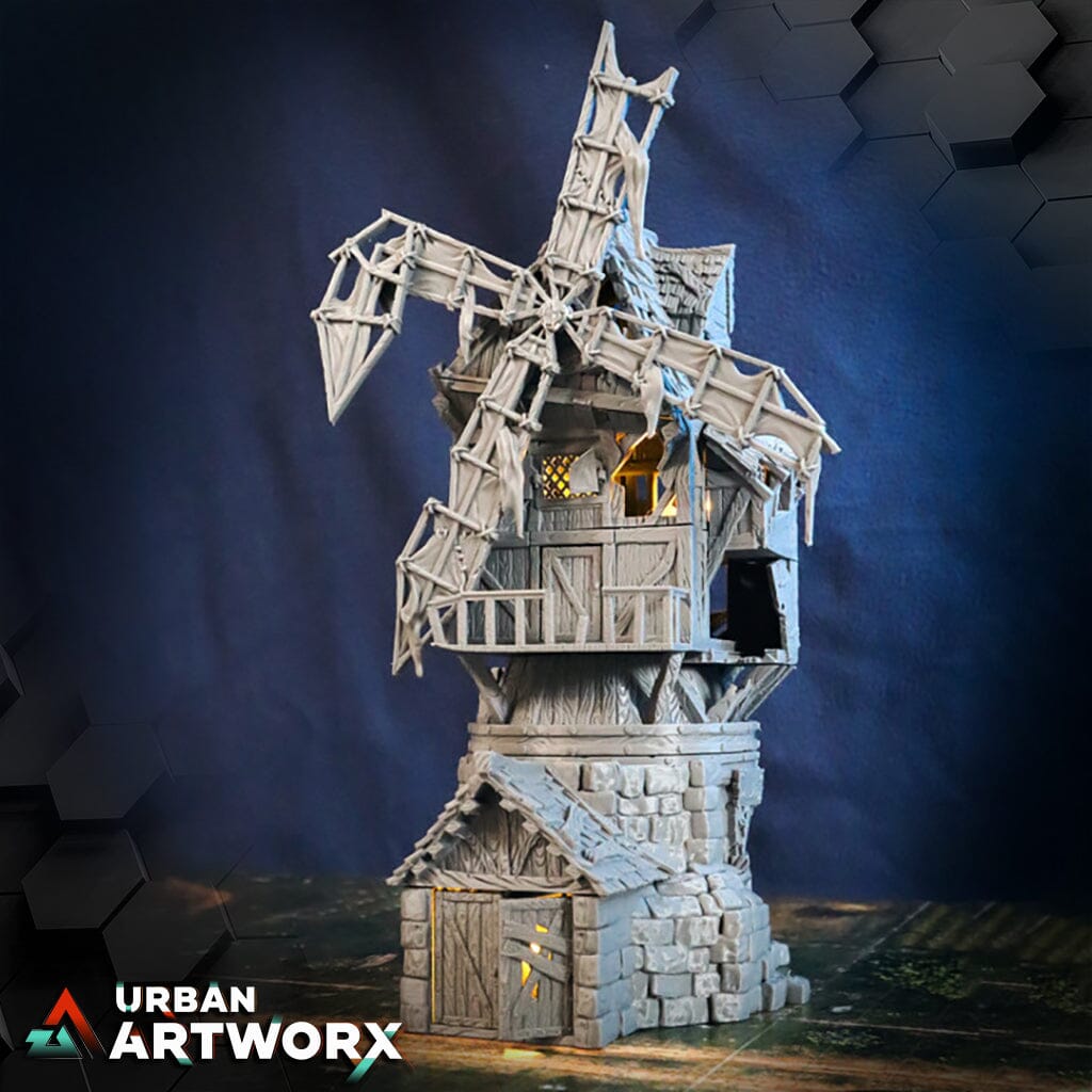 City of Tarok - Ruined Windmill Black Scrolls Games