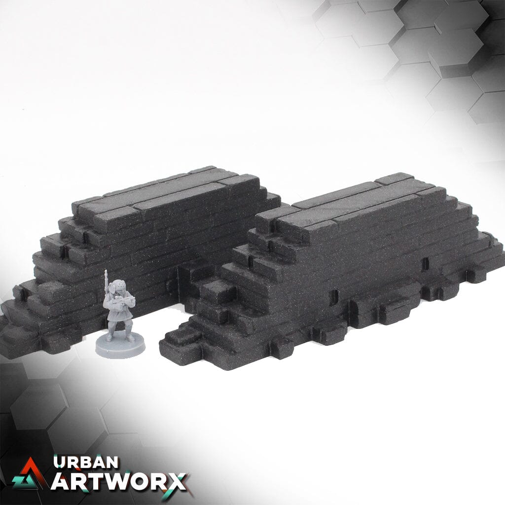 Imperial Terrain - Ancient Ruins Long Dual Steps Imperial Terrain