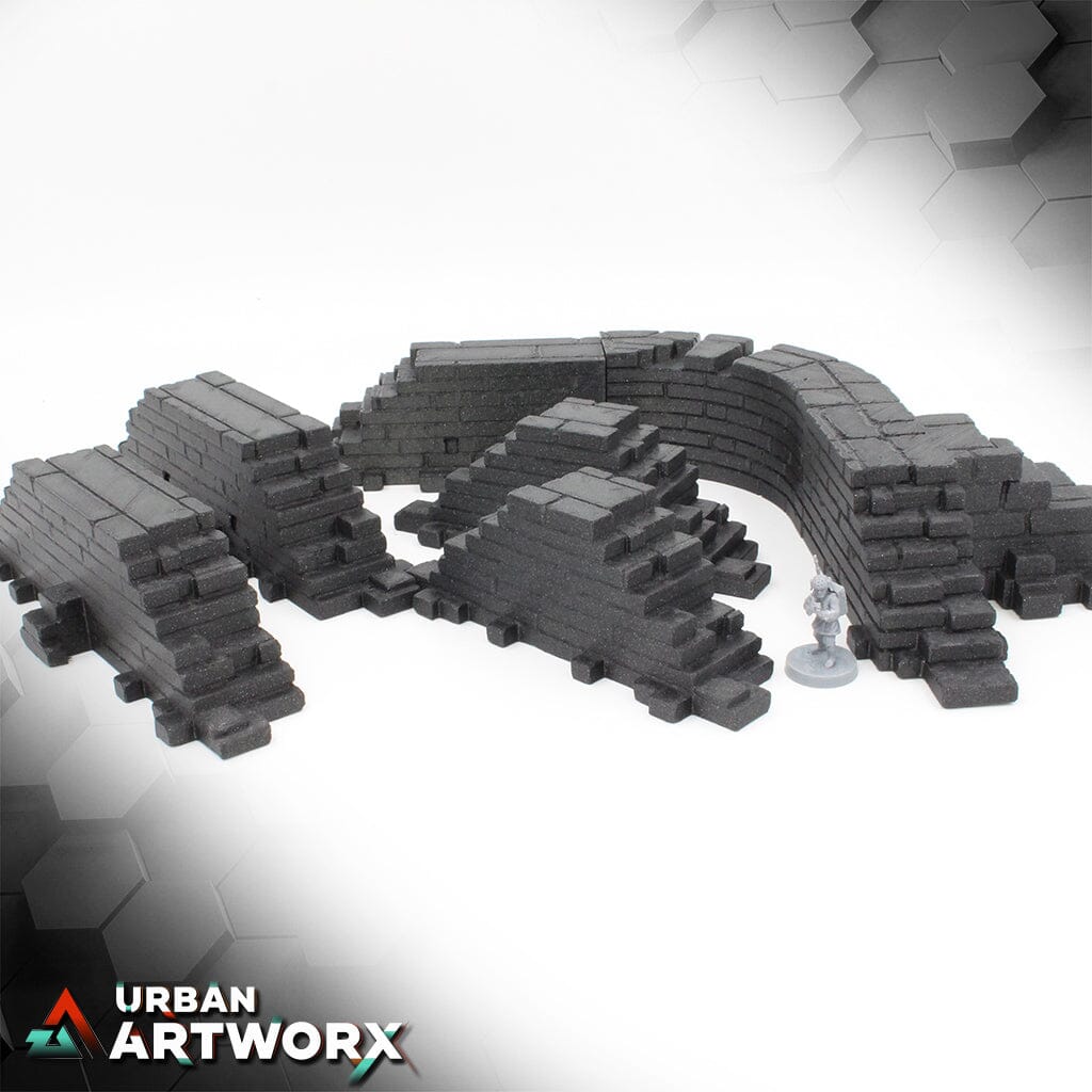 Imperial Terrain - Ancient Ruins Walls Expansion Set Imperial Terrain