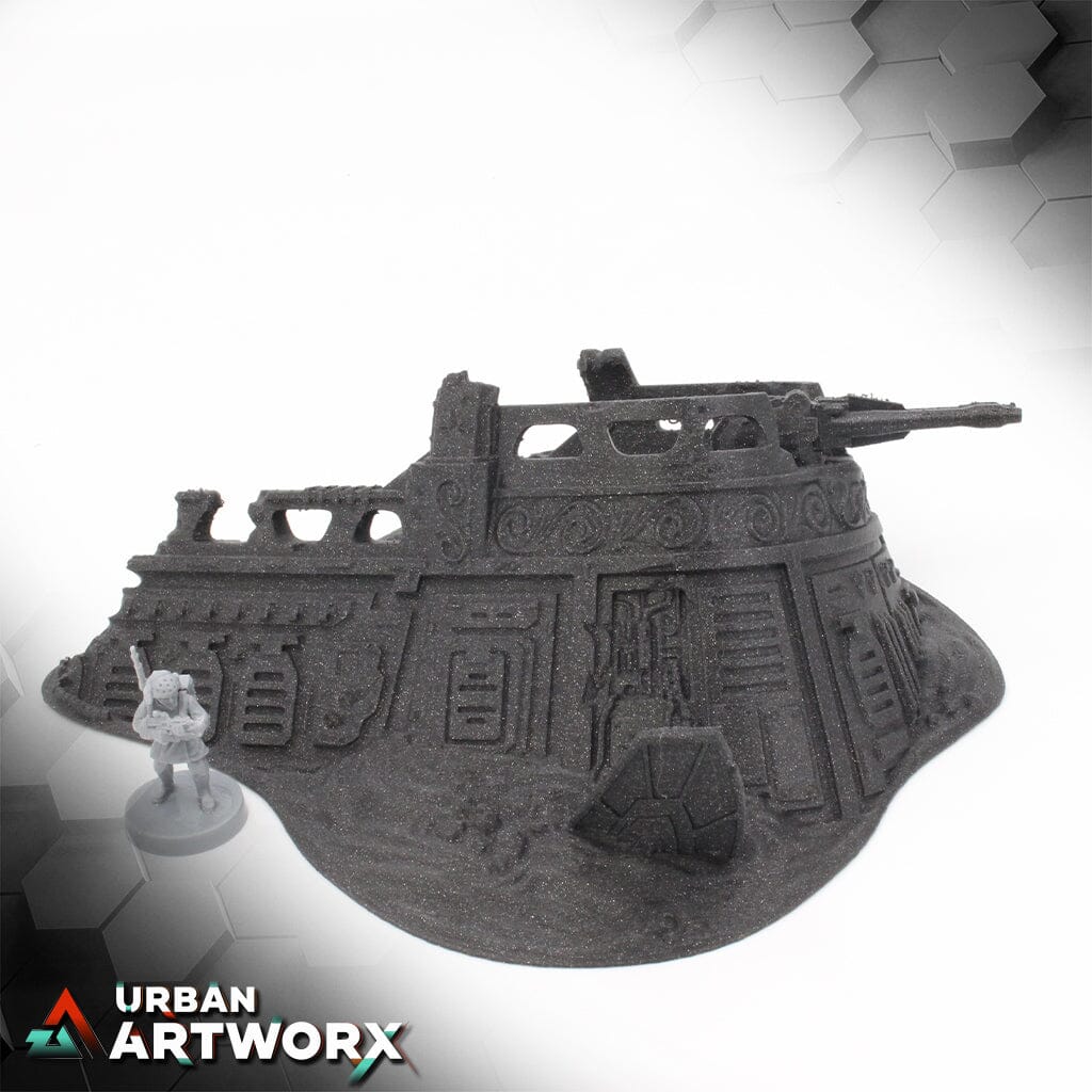 Imperial Terrain - Downed Skiff Set by Jesús Imperial Terrain