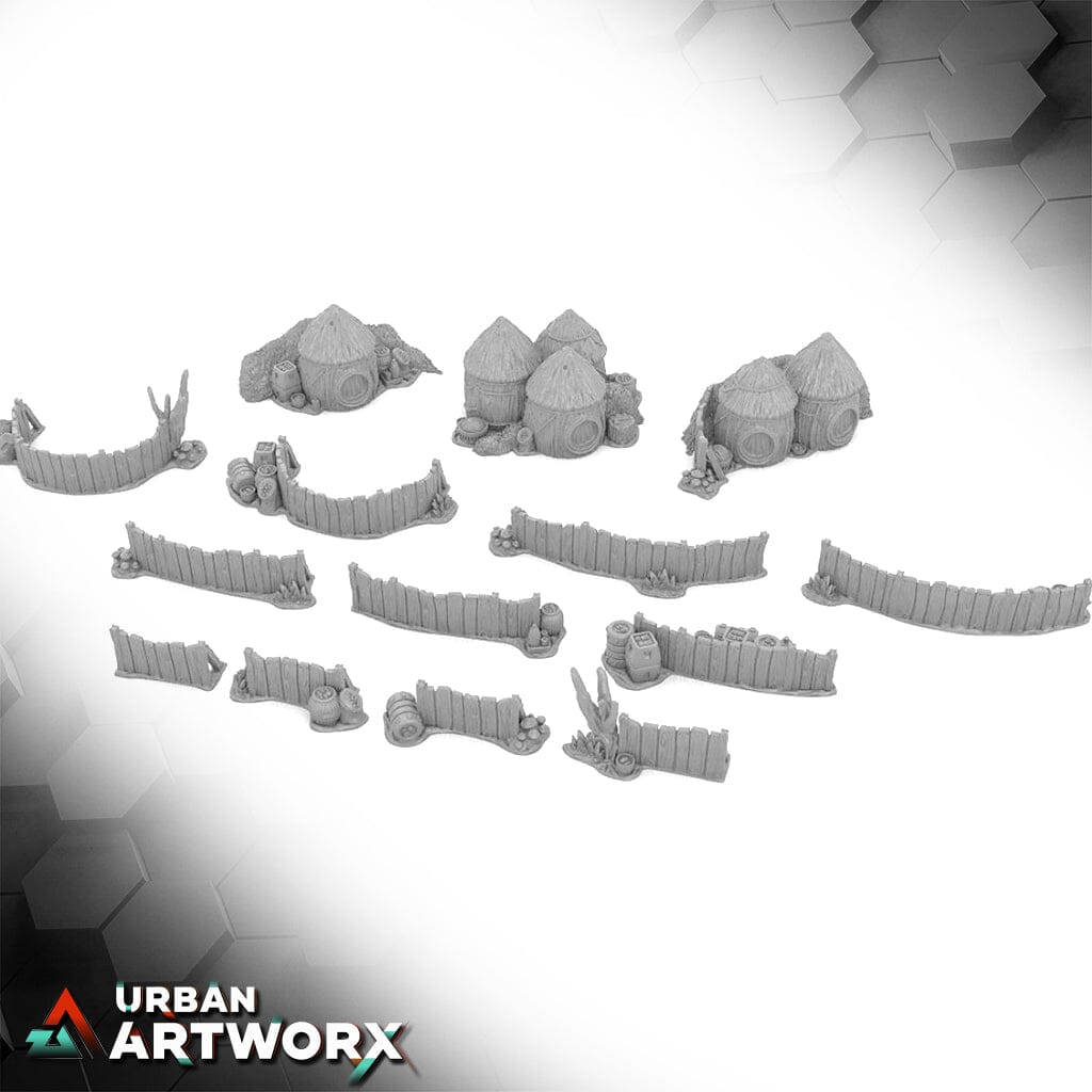 Imperial Terrain - Forest Huts by Jesús Imperial Terrain