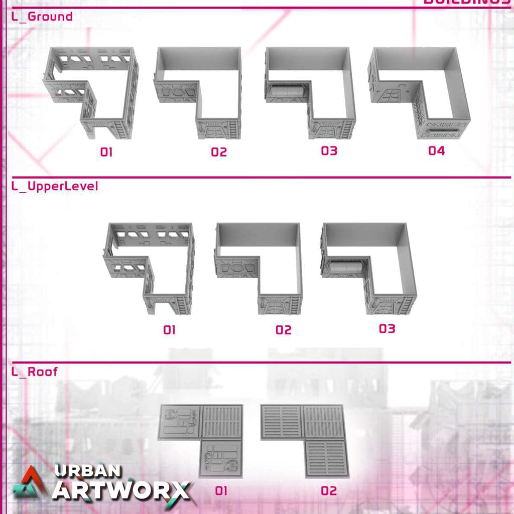 Imperial Terrain - Fractured City Upperfloor Imperial Terrain