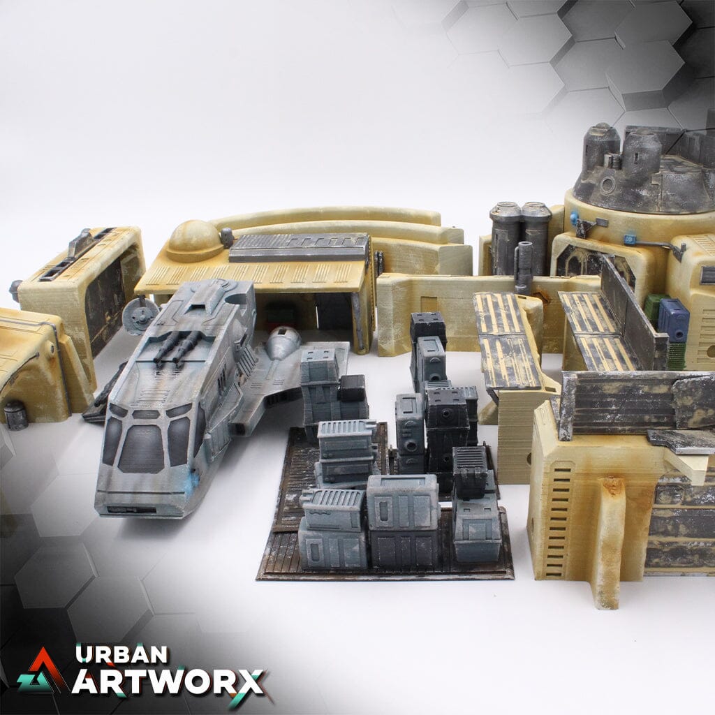 Imperial Terrain - Modular Landing Bay Outpost Imperial Terrain