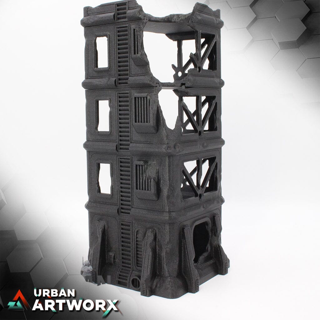 Imperial Terrain - Syllogy's Urban Ruin 6 Imperial Terrain Syllogy's Urban Ruin 6 Triple Stacked