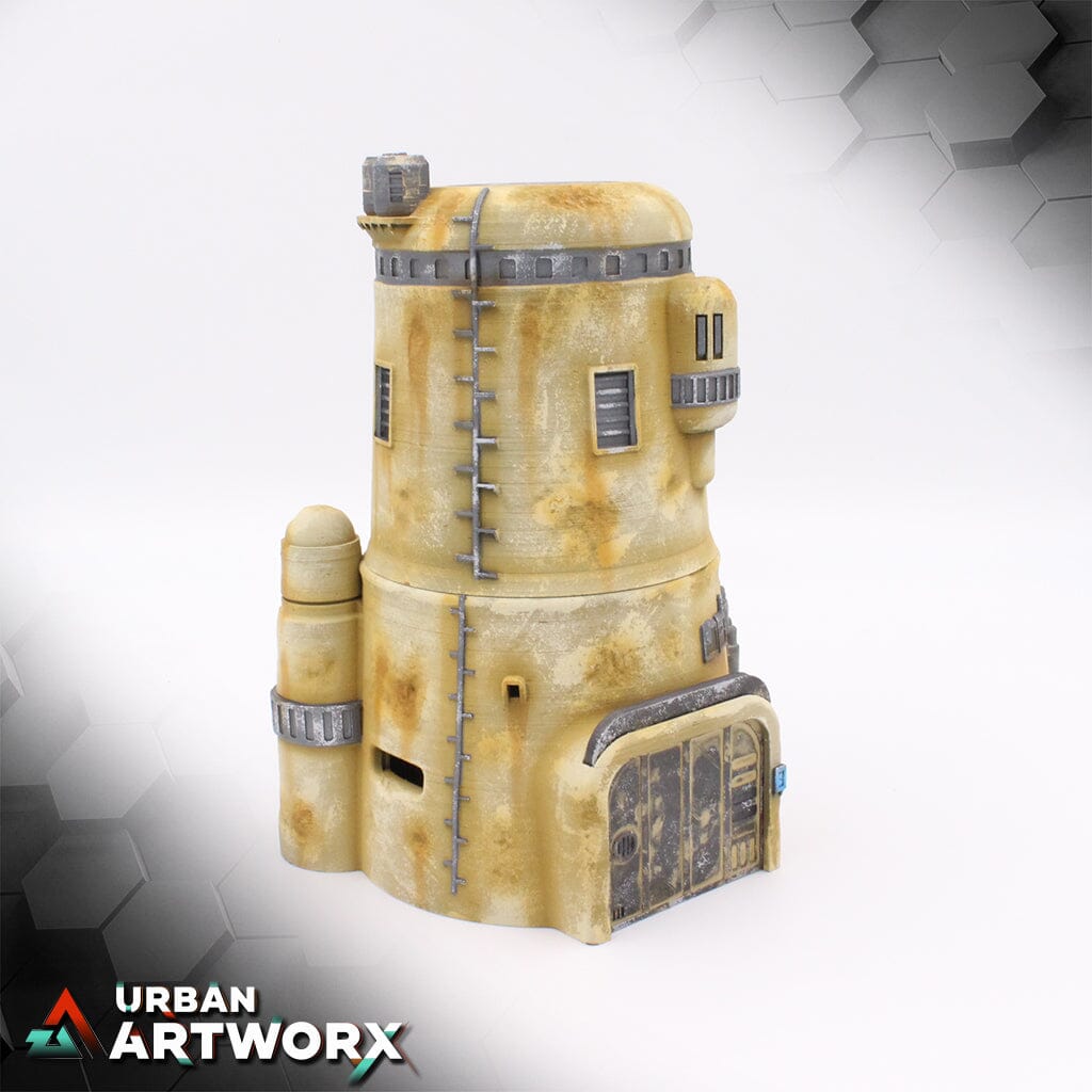 Imperial Terrain - Weathered Desert Storage Tower 1 Imperial Terrain