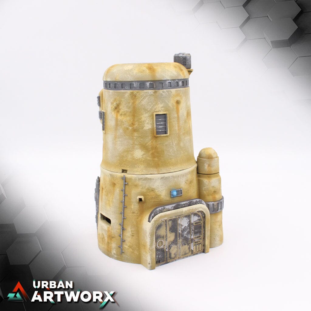 Imperial Terrain - Weathered Desert Storage Tower 1 Imperial Terrain