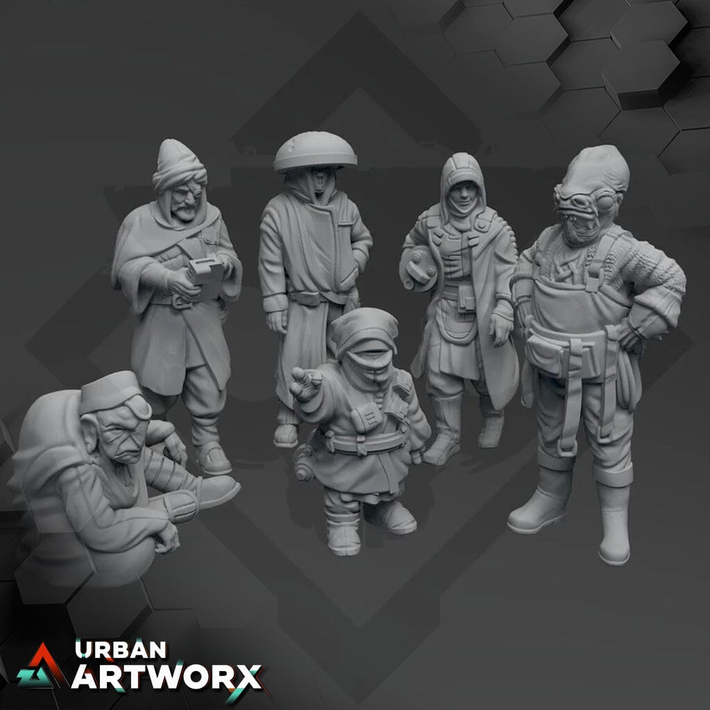 Skullforge Studios - Generic Pilgrims Complete Set (6) Skullforge Studios