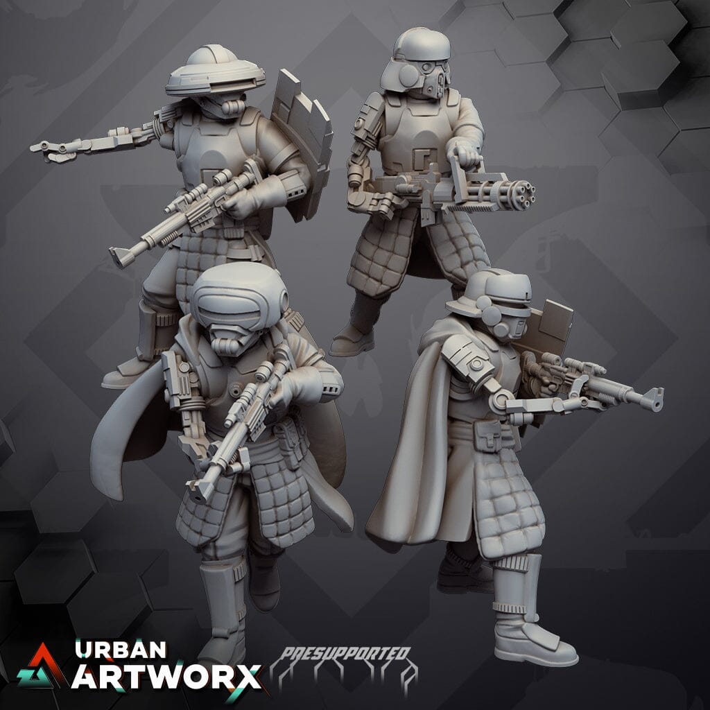 Skullforge Studios - Hexon Commando Set (4) Skullforge Studios