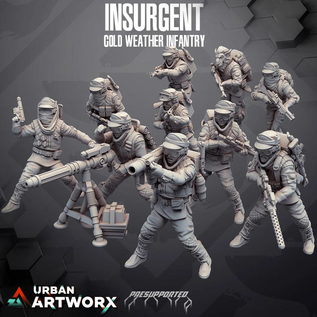 Skullforge Studios - Insurgent Cold Weather Troopers Skullforge Studios