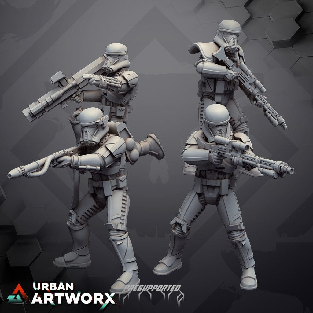 Skullforge Studios - Necro Troopers Heavy (4) Skullforge Studios