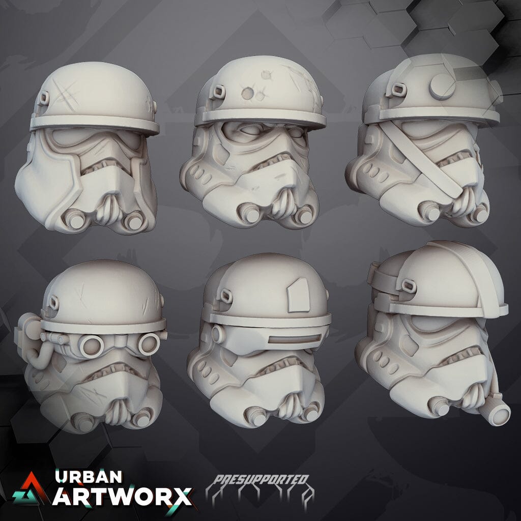 Skullforge Studios - Remnant Grunge Trooper Head (12) Skullforge Studios