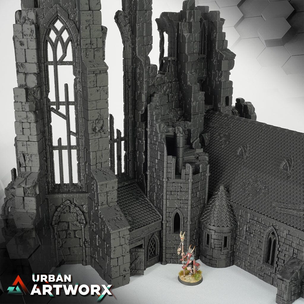 Tabletop Gelände - City of Tarok - Cathedrale Complete Set Black Scrolls Games