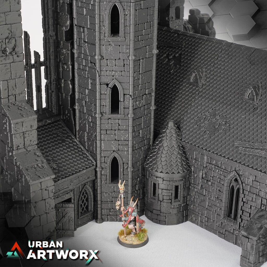 Tabletop Gelände - City of Tarok - Cathedrale Complete Set Black Scrolls Games