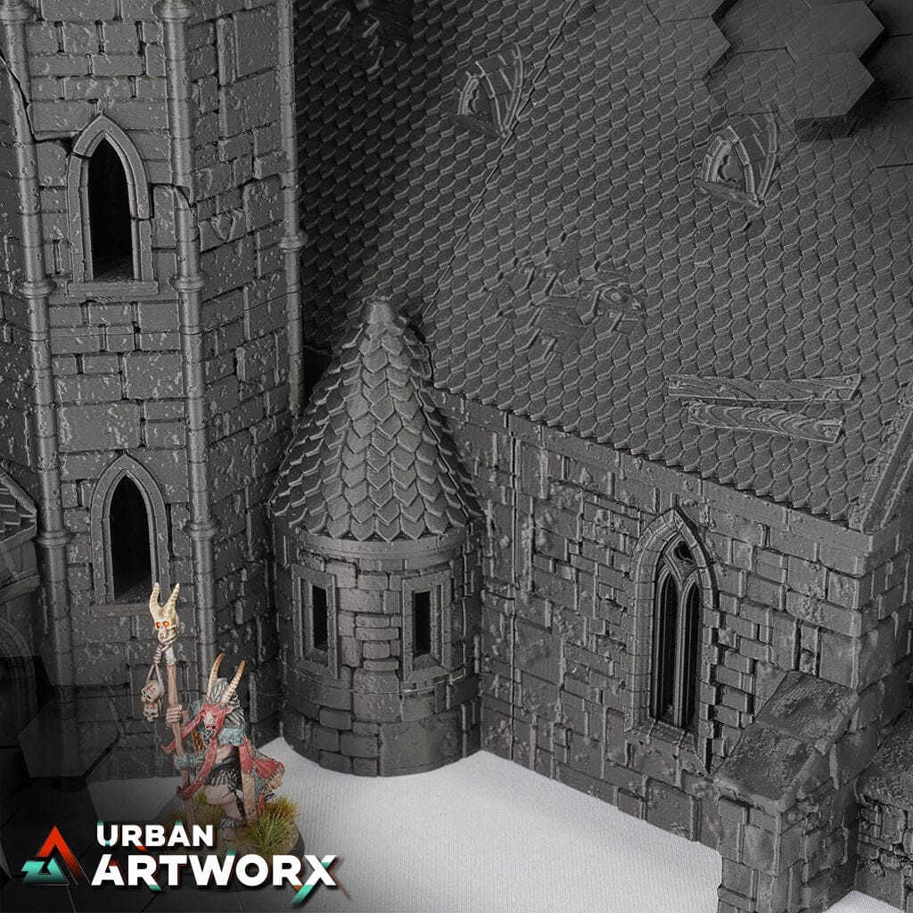 Tabletop Gelände - City of Tarok - Cathedrale Complete Set Black Scrolls Games