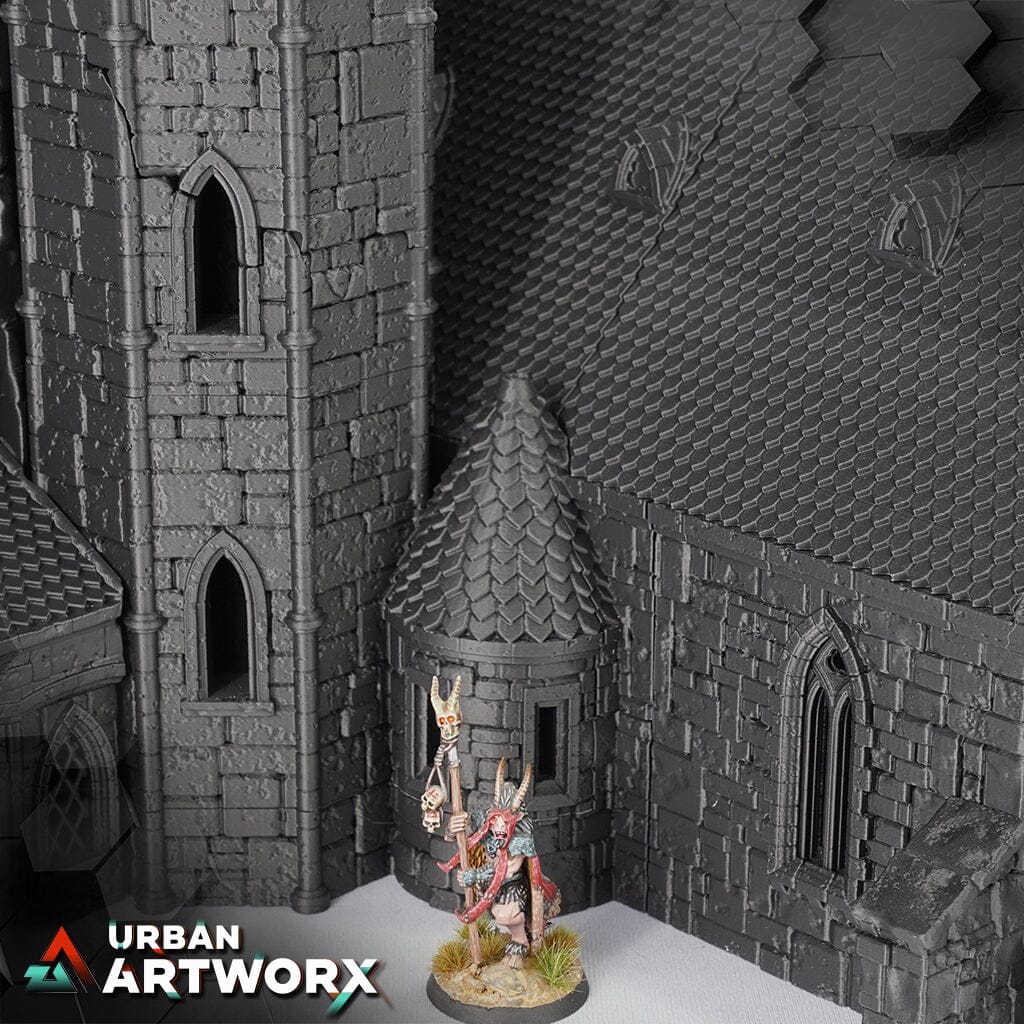 Tabletop Gelände - City of Tarok - Cathedrale Complete Set Black Scrolls Games