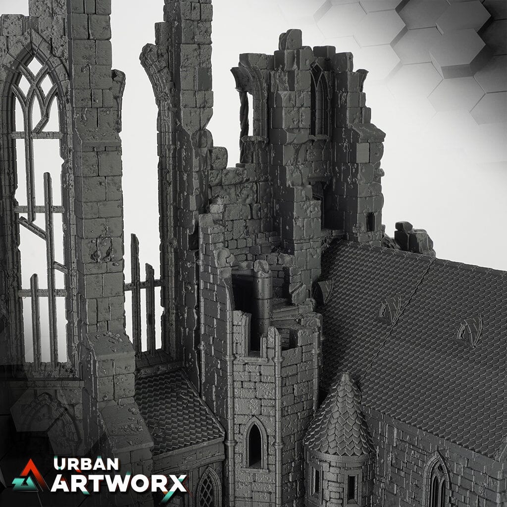 Tabletop Gelände - City of Tarok - Cathedrale Complete Set Black Scrolls Games