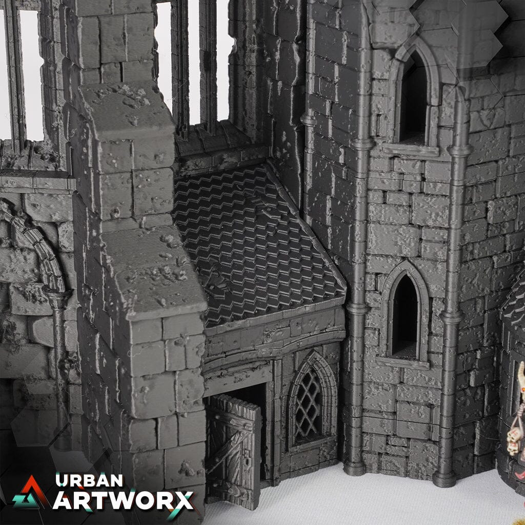 Tabletop Gelände - City of Tarok - Cathedrale Complete Set Black Scrolls Games