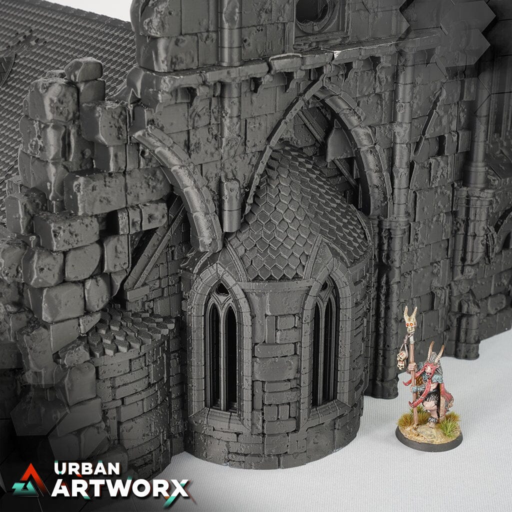 Tabletop Gelände - City of Tarok - Cathedrale Complete Set Black Scrolls Games