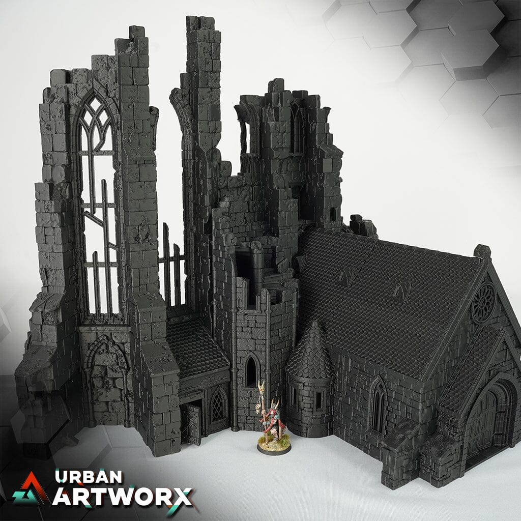 Tabletop Gelände - City of Tarok - Cathedrale Complete Set Black Scrolls Games