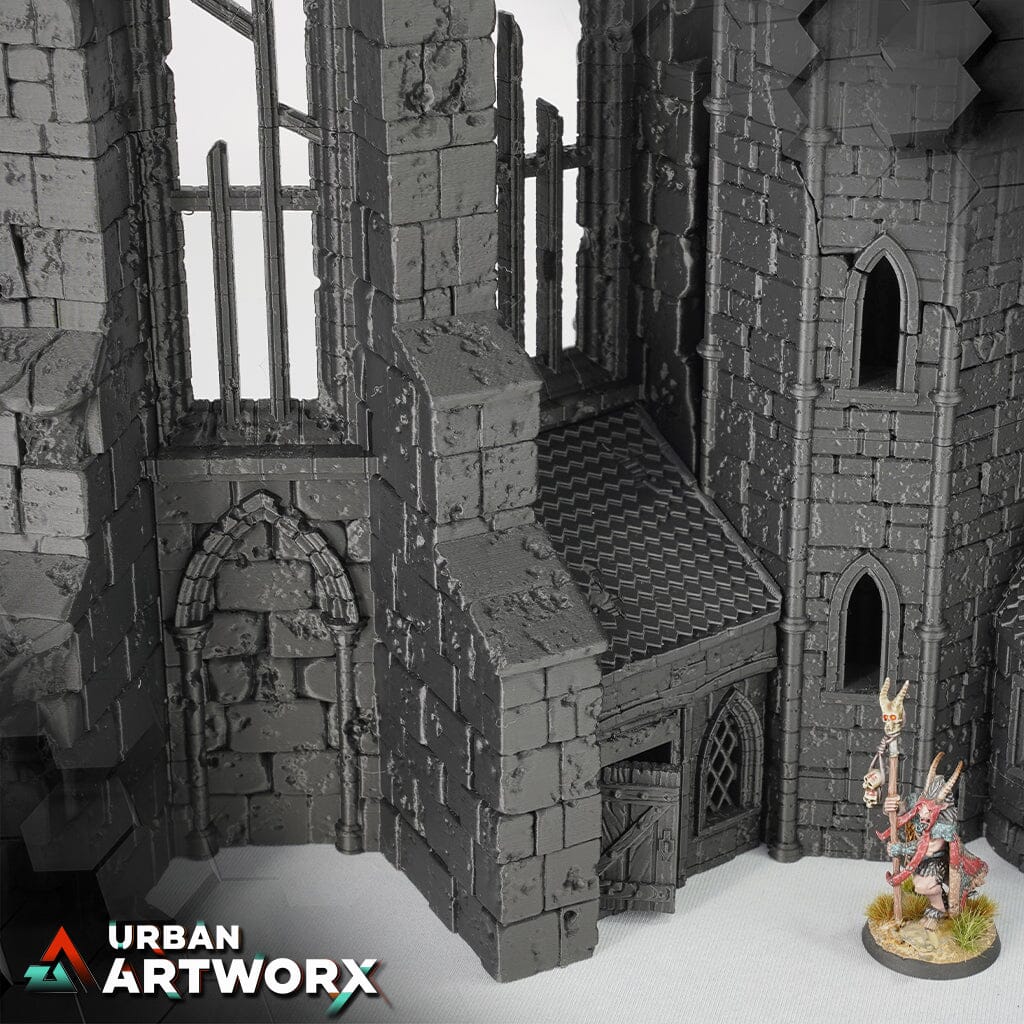 Tabletop Gelände - City of Tarok - Cathedrale Complete Set Black Scrolls Games