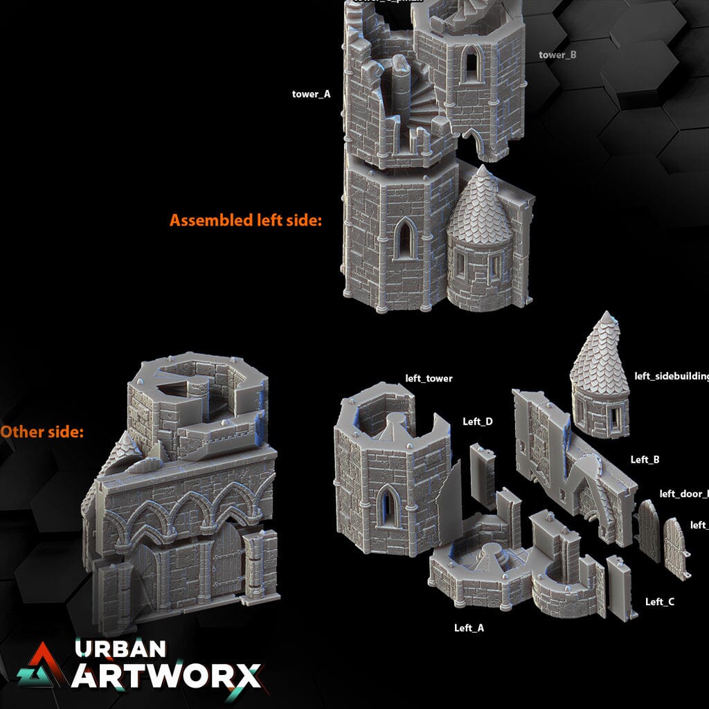 Tabletop Gelände - City of Tarok - Church Black Scrolls Games