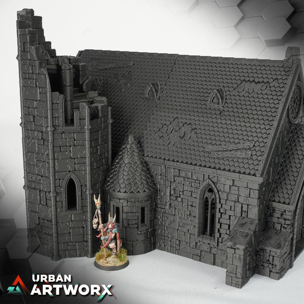 Tabletop Gelände - City of Tarok - Church Black Scrolls Games