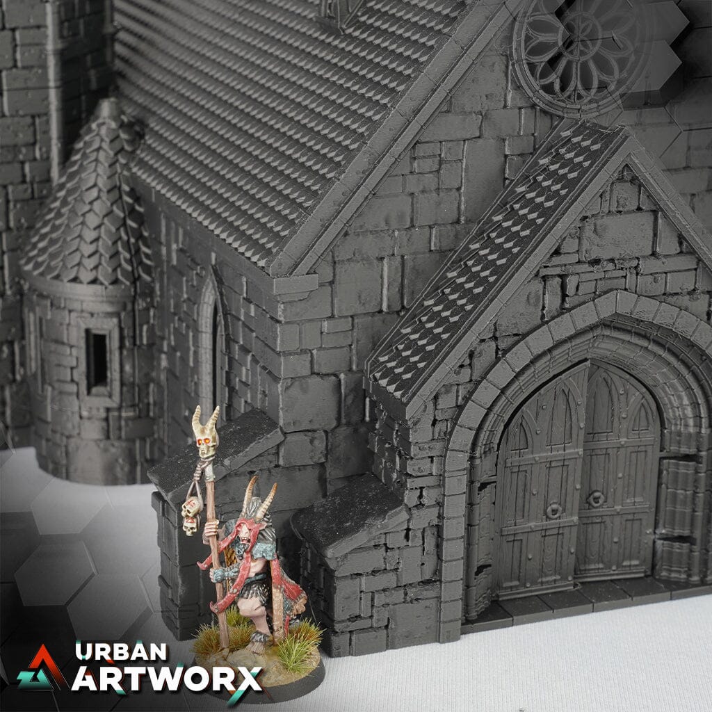 Tabletop Gelände - City of Tarok - Church Black Scrolls Games