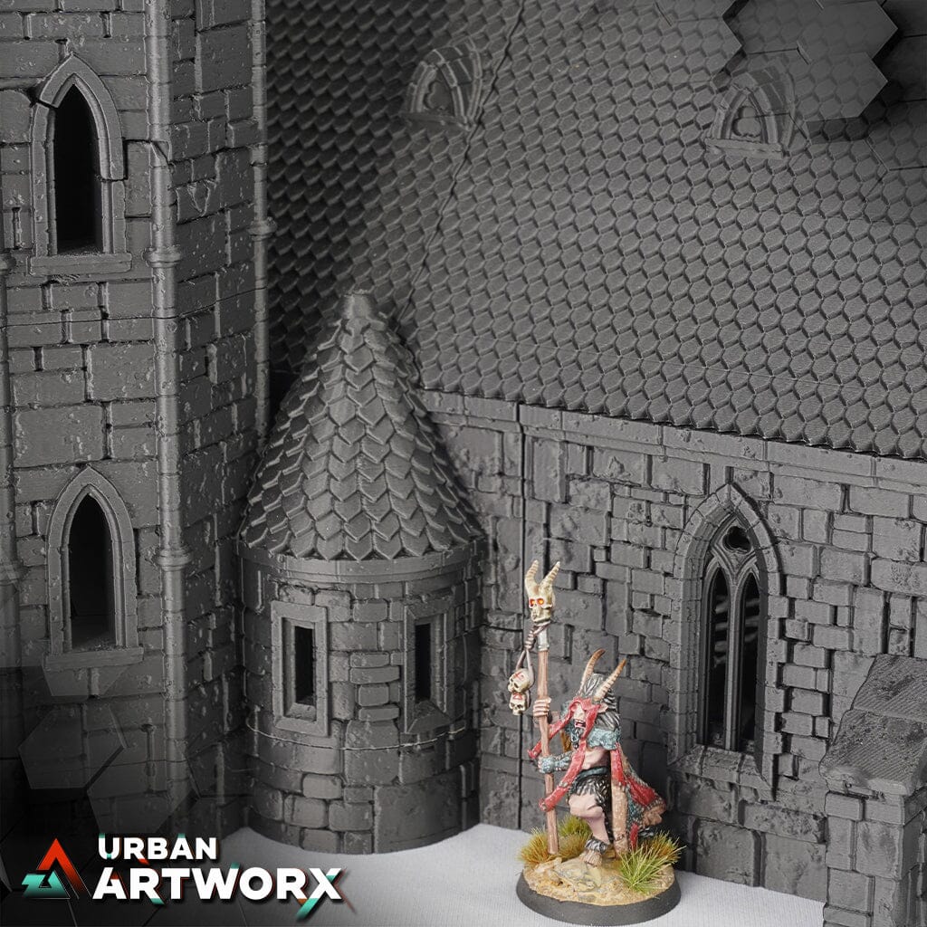 Tabletop Gelände - City of Tarok - Church Black Scrolls Games