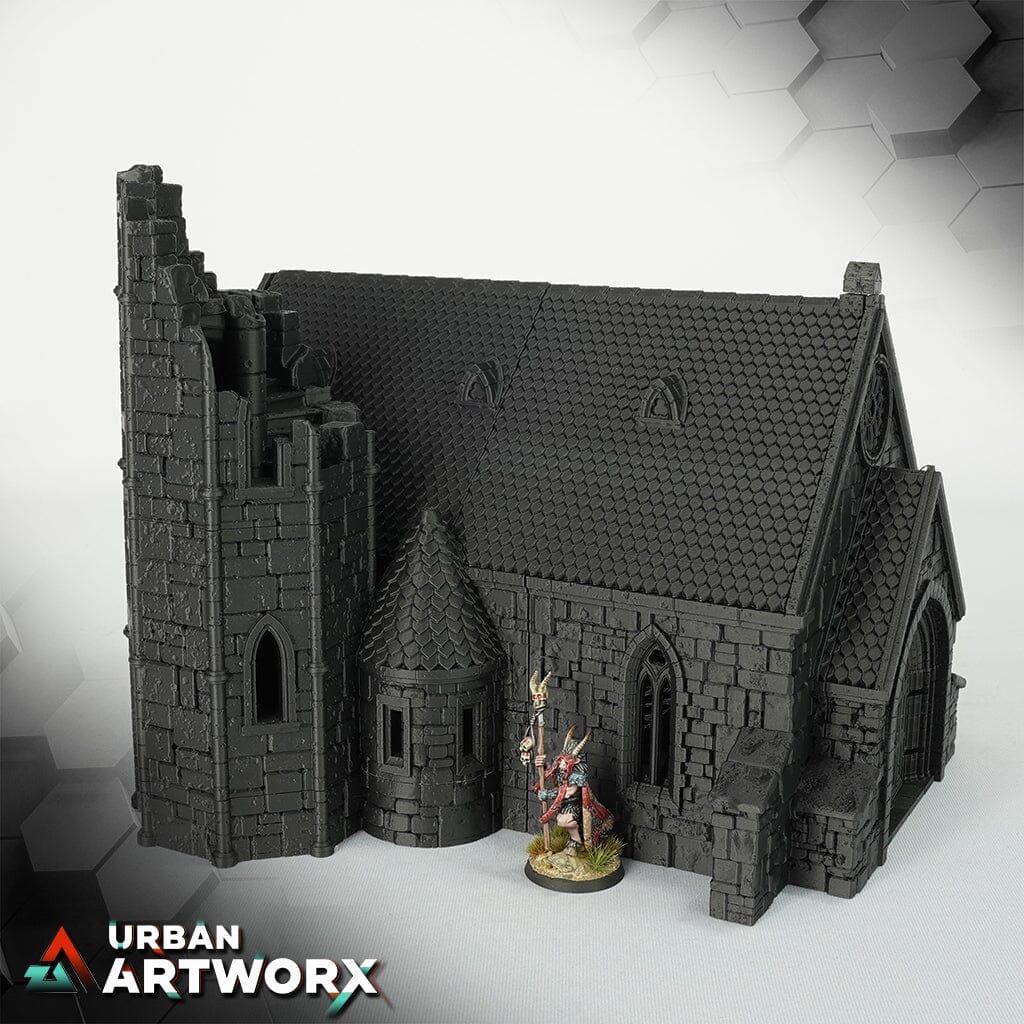 Tabletop Gelände - City of Tarok - Church Black Scrolls Games