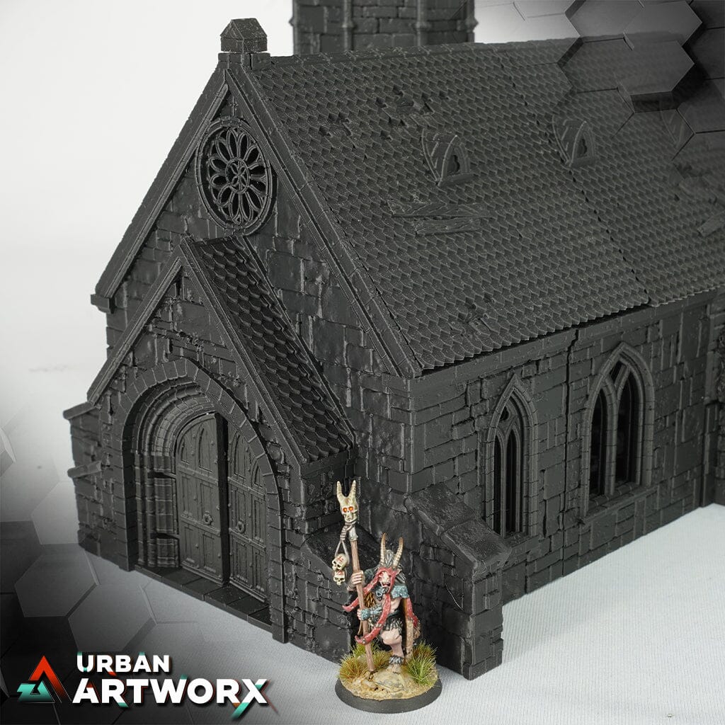 Tabletop Gelände - City of Tarok - Church Black Scrolls Games