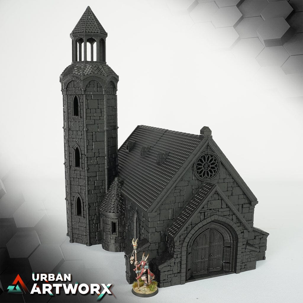 Tabletop Gelände - City of Tarok - Church Black Scrolls Games