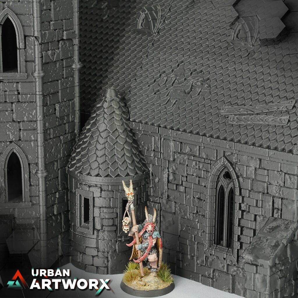 Tabletop Gelände - City of Tarok - Church Black Scrolls Games