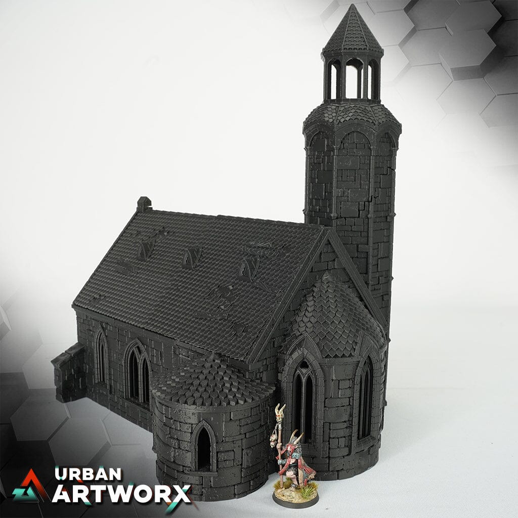 Tabletop Gelände - City of Tarok - Church Black Scrolls Games