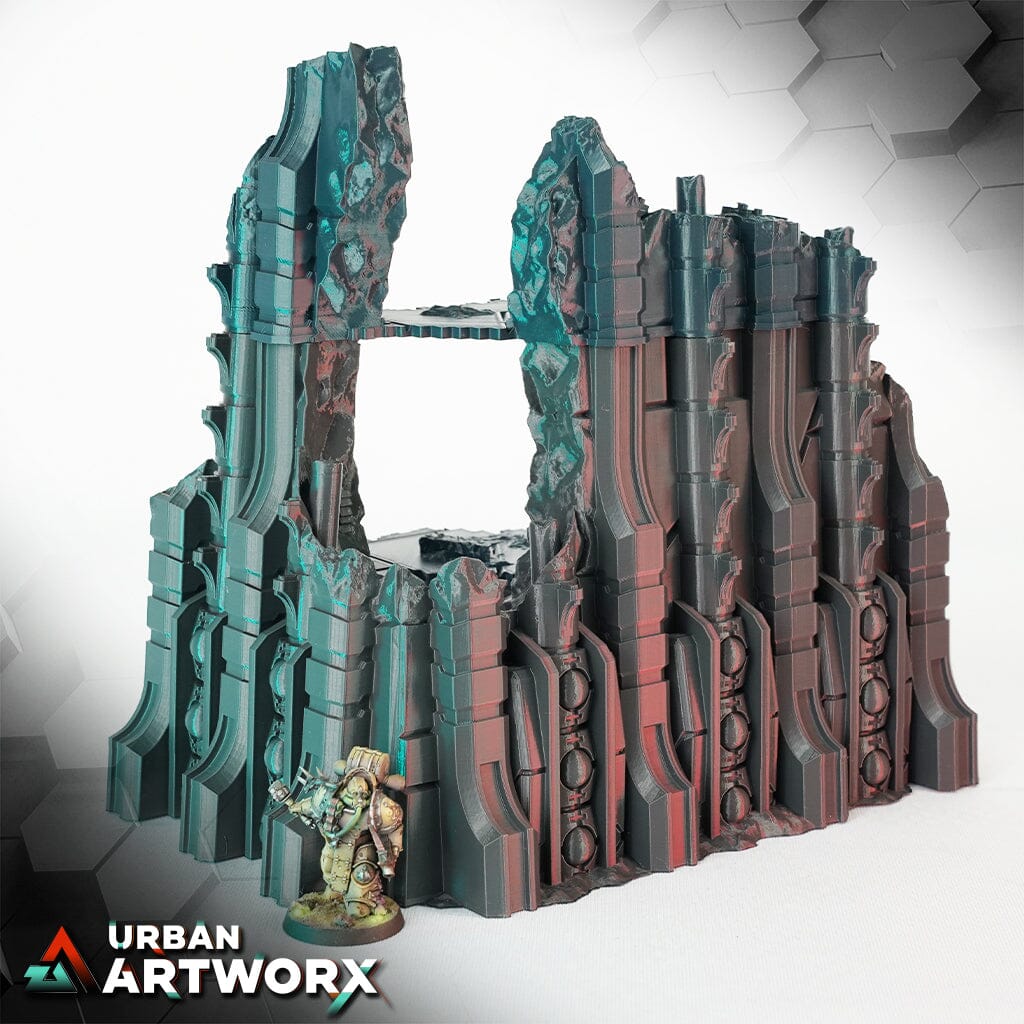 Tabletop Gelände - Sacrsumundus - Davonis Ancient Burial Site Sacrusmundus 3 Story Corner A