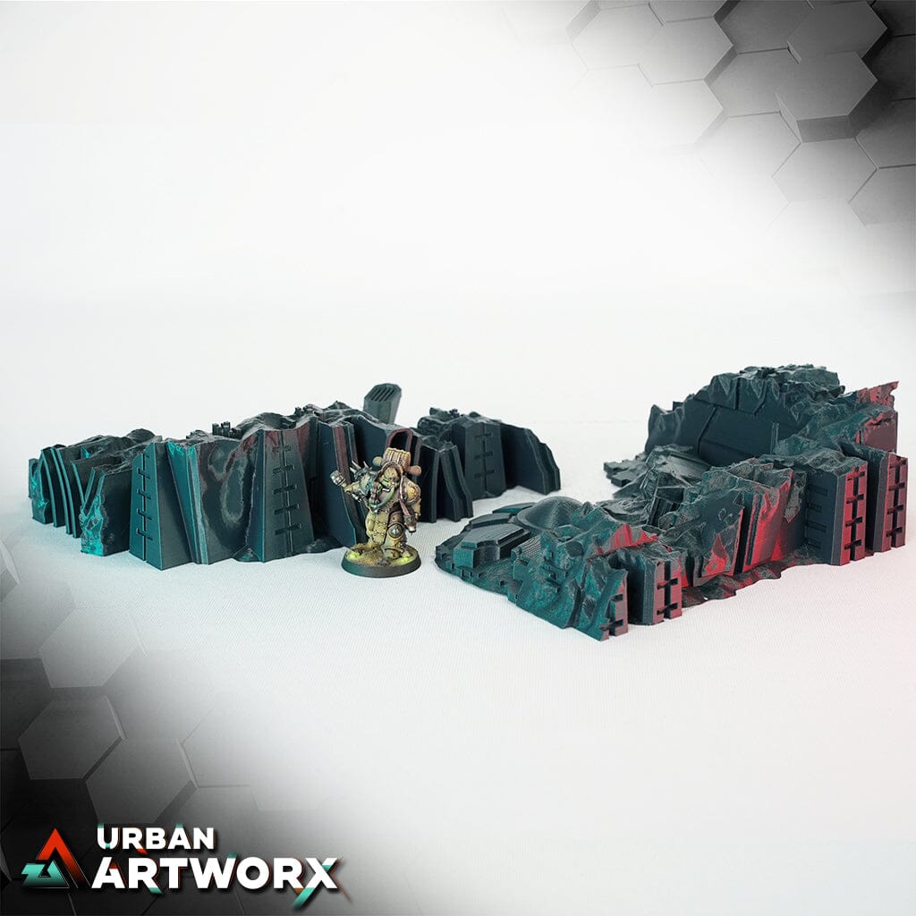 Tabletop Gelände - Sacrsumundus - Davonis Ancient Burial Site Sacrusmundus Ruins Set (2)