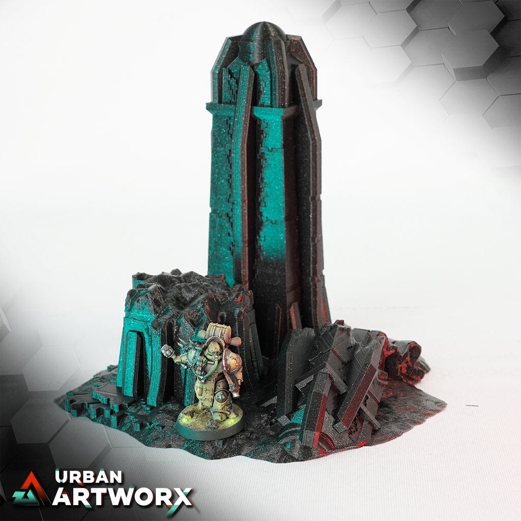 Tabletop Gelände - Sacrsumundus - Davonis Ancient Burial Site Sacrusmundus Tower B