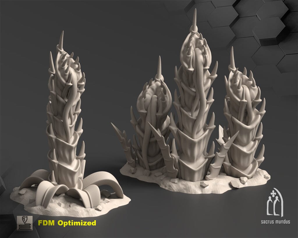 Tabletop Gelände - Sacrsumundus - Galutia Living Rainforest Sacrusmundus Wormtail Devourerer (2)
