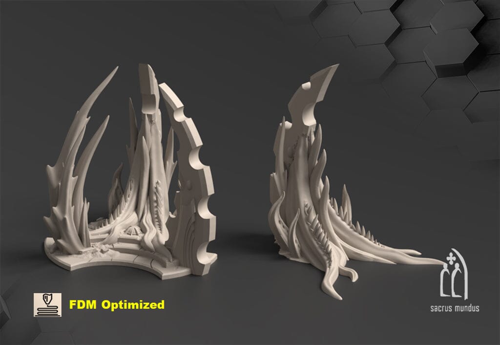 Tabletop Gelände - Sacrusmundus - Belkartam Corrupted Ancient World Sacrusmundus Corrupted Webgate A