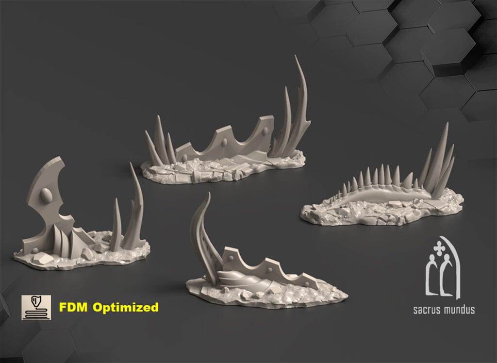 Tabletop Gelände - Sacrusmundus - Belkartam Corrupted Ancient World Sacrusmundus Obstacles (4)