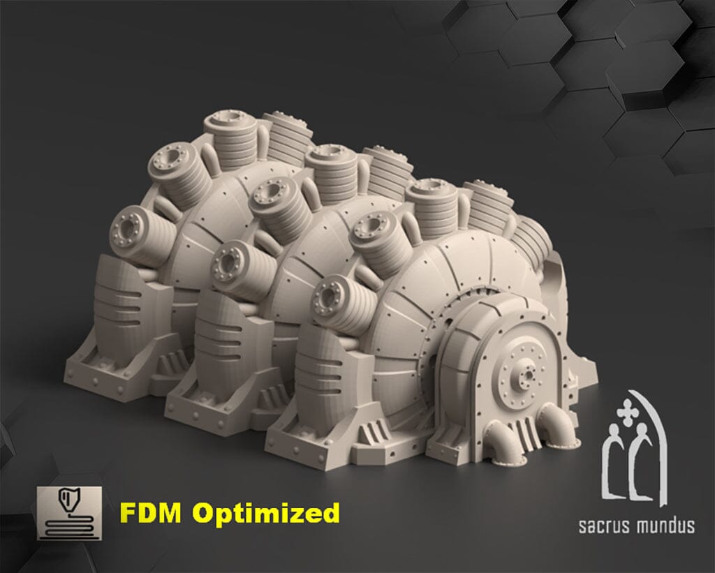 Tabletop Gelände - Sacrusmundus - Cognis Steam World Sacrusmundus Generator Tripple