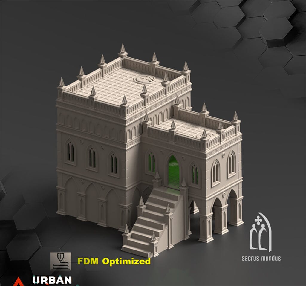 Tabletop Gelände - Sacrusmundus - Emerita Imperial Suburbs Sacrusmundus Mansion C