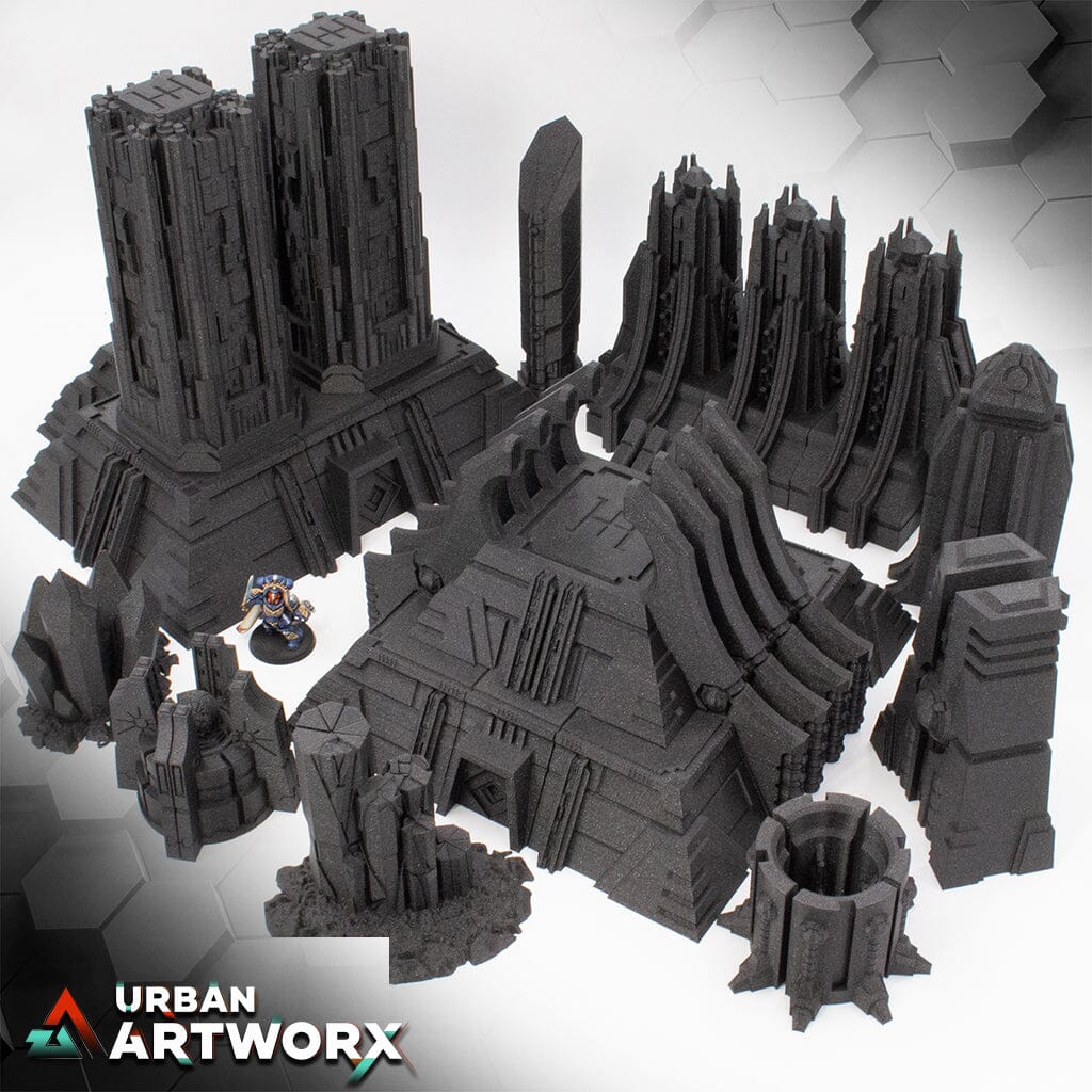 Tabletop Gelände - Sacrusmundus - Karnac The Tomb Planet Sacrusmundus Complete Set