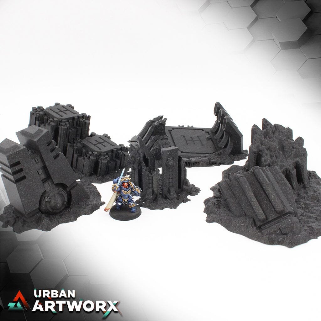 Tabletop Gelände - Sacrusmundus - Karnac The Tomb Planet Sacrusmundus Ruin Set