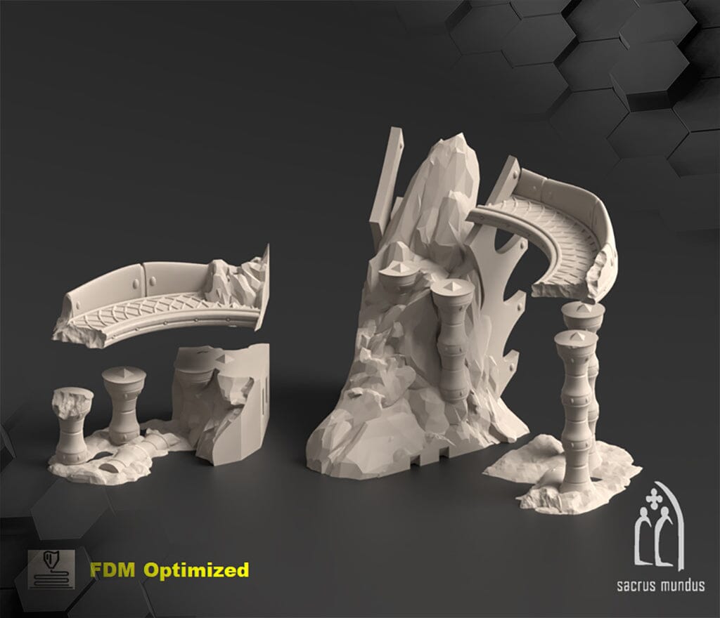 Tabletop Gelände - Sacrusmundus - Lyntrath Jungle Vestiges Sacrusmundus