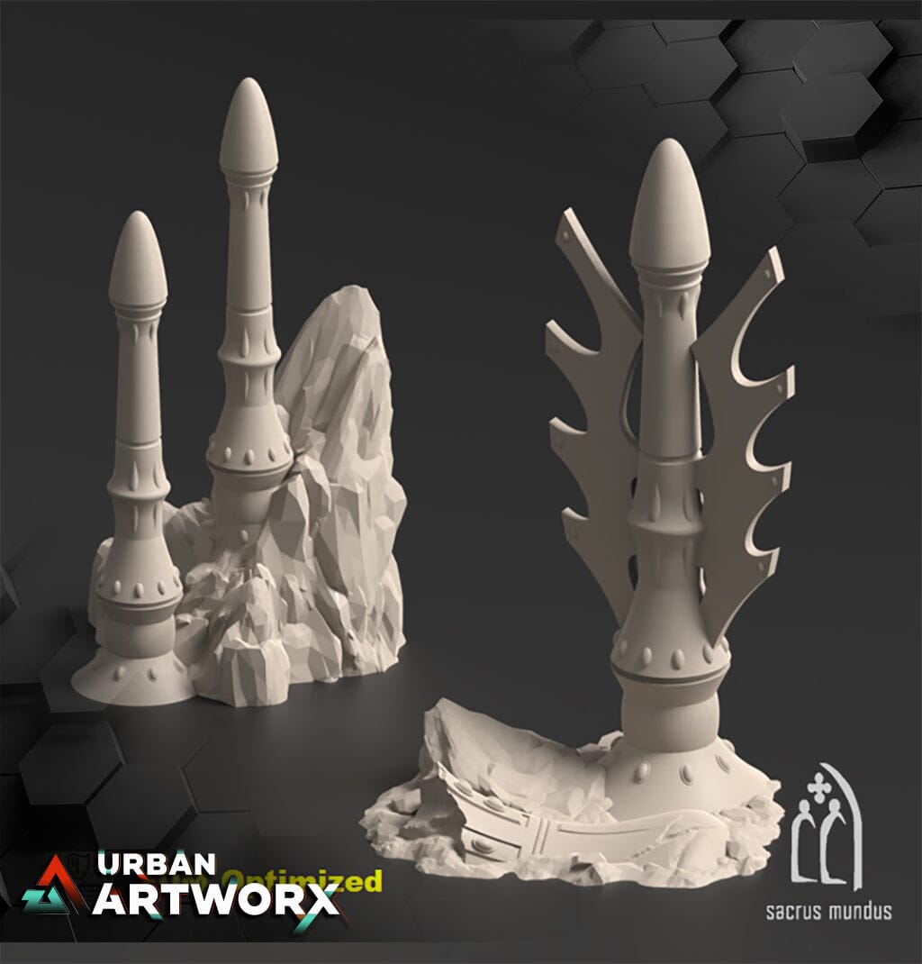 Tabletop Gelände - Sacrusmundus - Lyntrath Jungle Vestiges Sacrusmundus Remains A