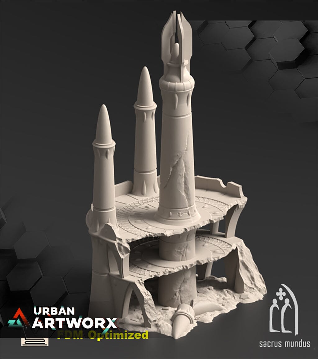 Tabletop Gelände - Sacrusmundus - Lyntrath Jungle Vestiges Sacrusmundus Temple Ruins