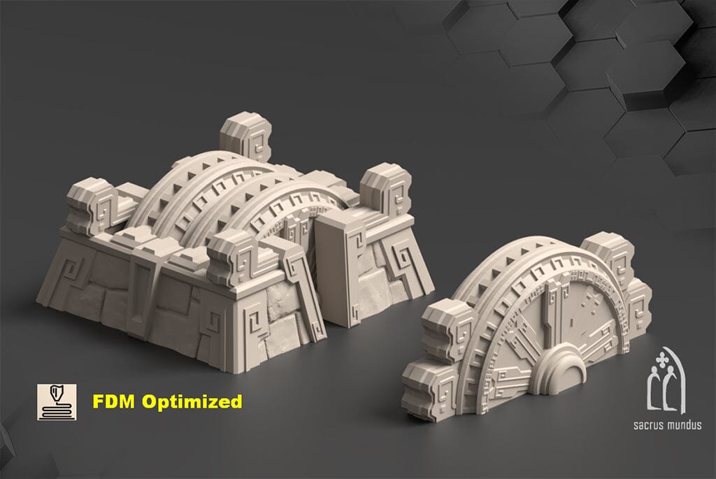 Tabletop Gelände - Sacrusmundus - Qorillaqta The Golden City Sacrusmundus Generator C