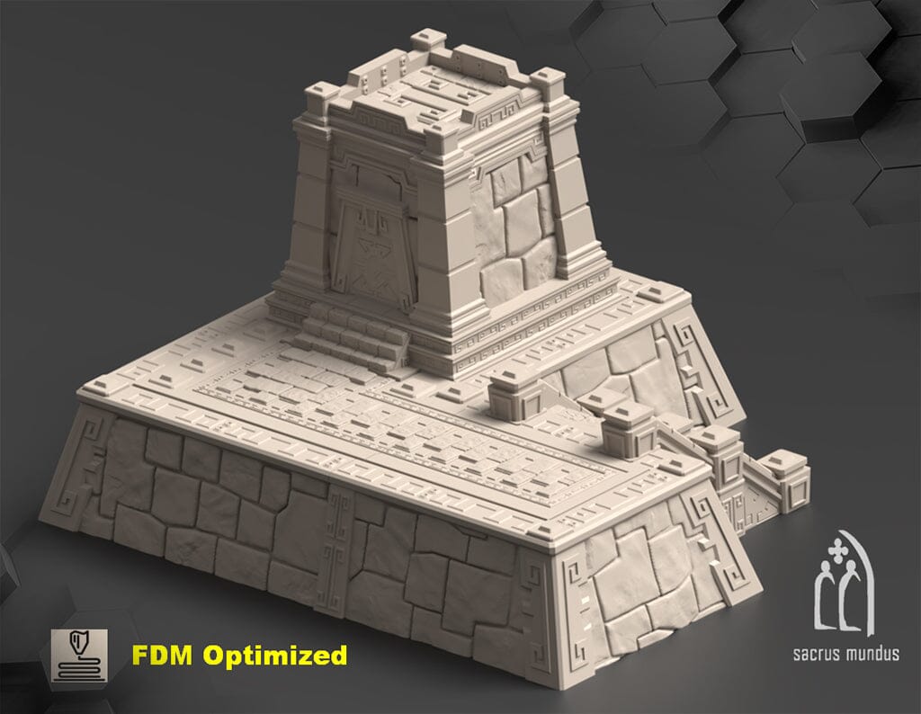 Tabletop Gelände - Sacrusmundus - Qorillaqta The Golden City Sacrusmundus Platform