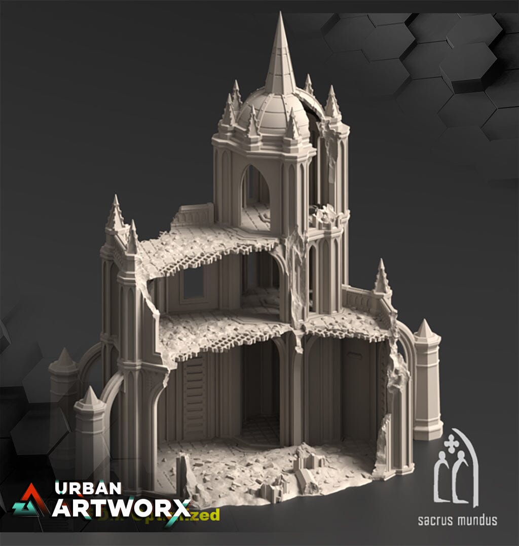 Tabletop Gelände - Sacrusmundus - The Desolation of Emerita Sacrusmundus Mansion B