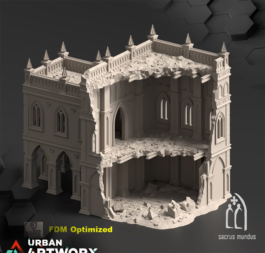 Tabletop Gelände - Sacrusmundus - The Desolation of Emerita Sacrusmundus Mansion C